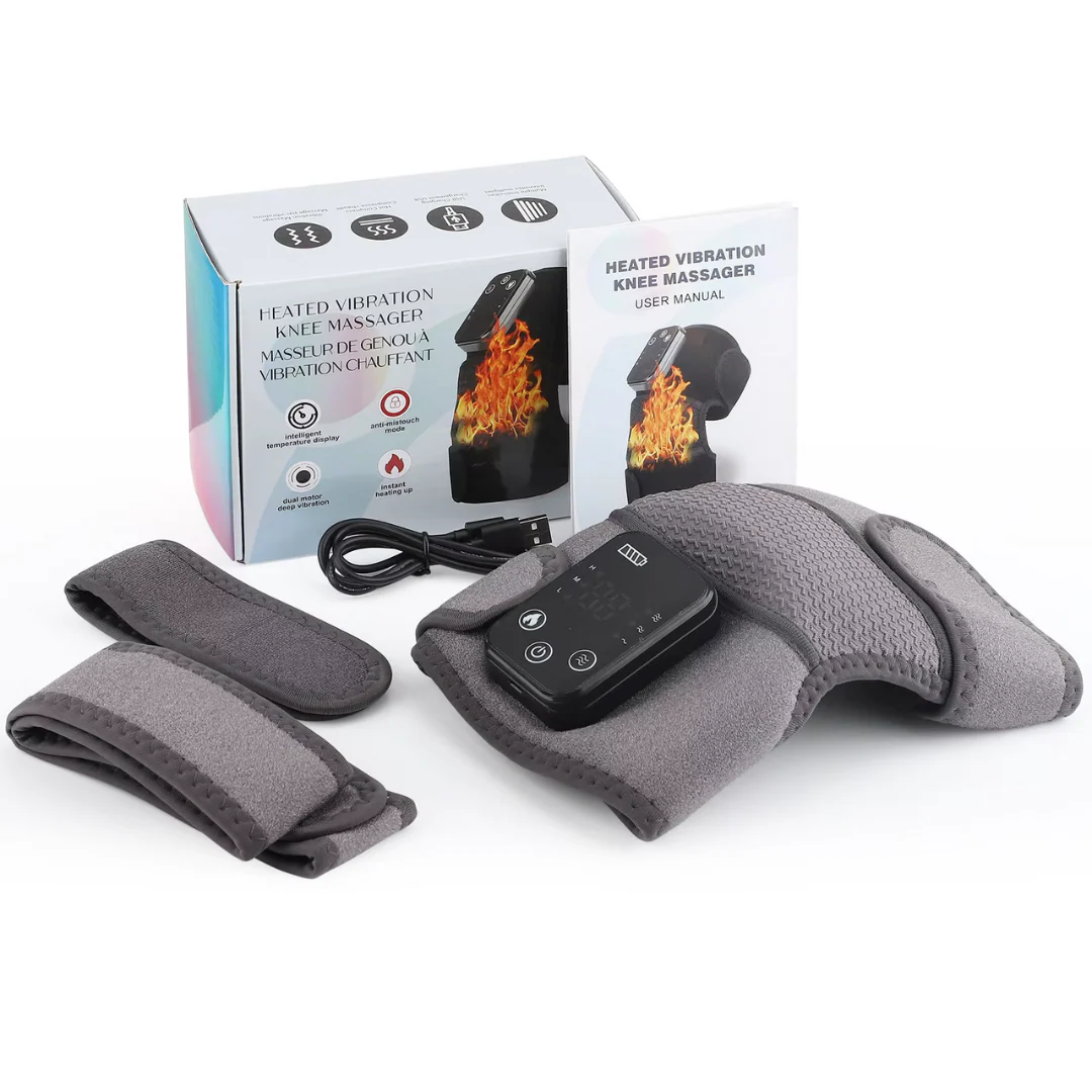 Massageador de Rodilla con Calor y Vibración – Compra 1 y Llévate 2