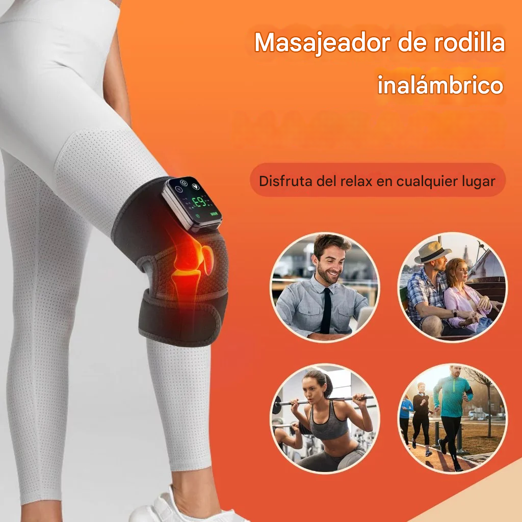 Massageador de Rodilla con Calor y Vibración – Compra 1 y Llévate 2
