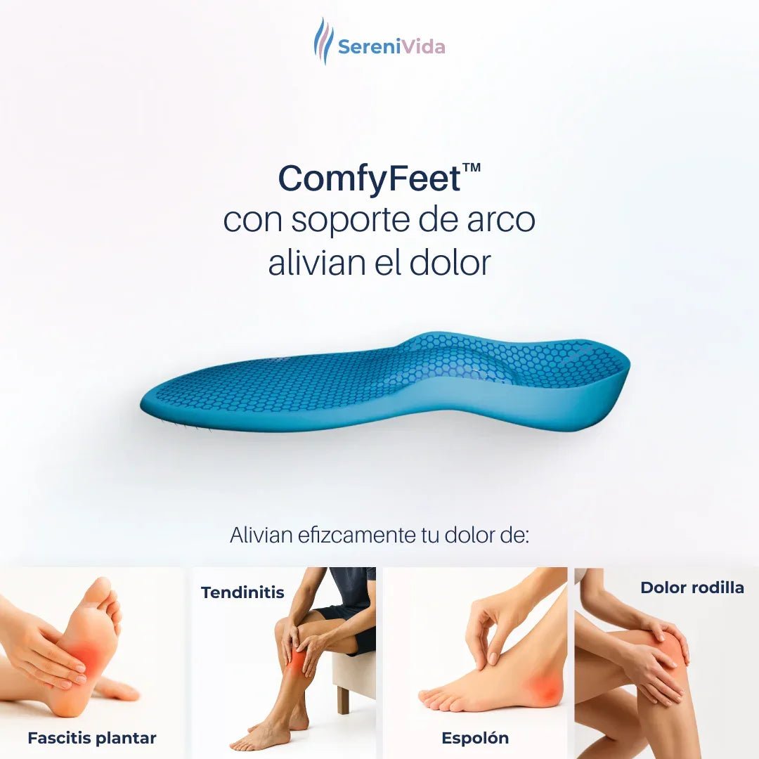 Plantillas ComfyFeet™️ - Disfruta de días sin dolor, sin tratamientos caros ni visitas al médico....