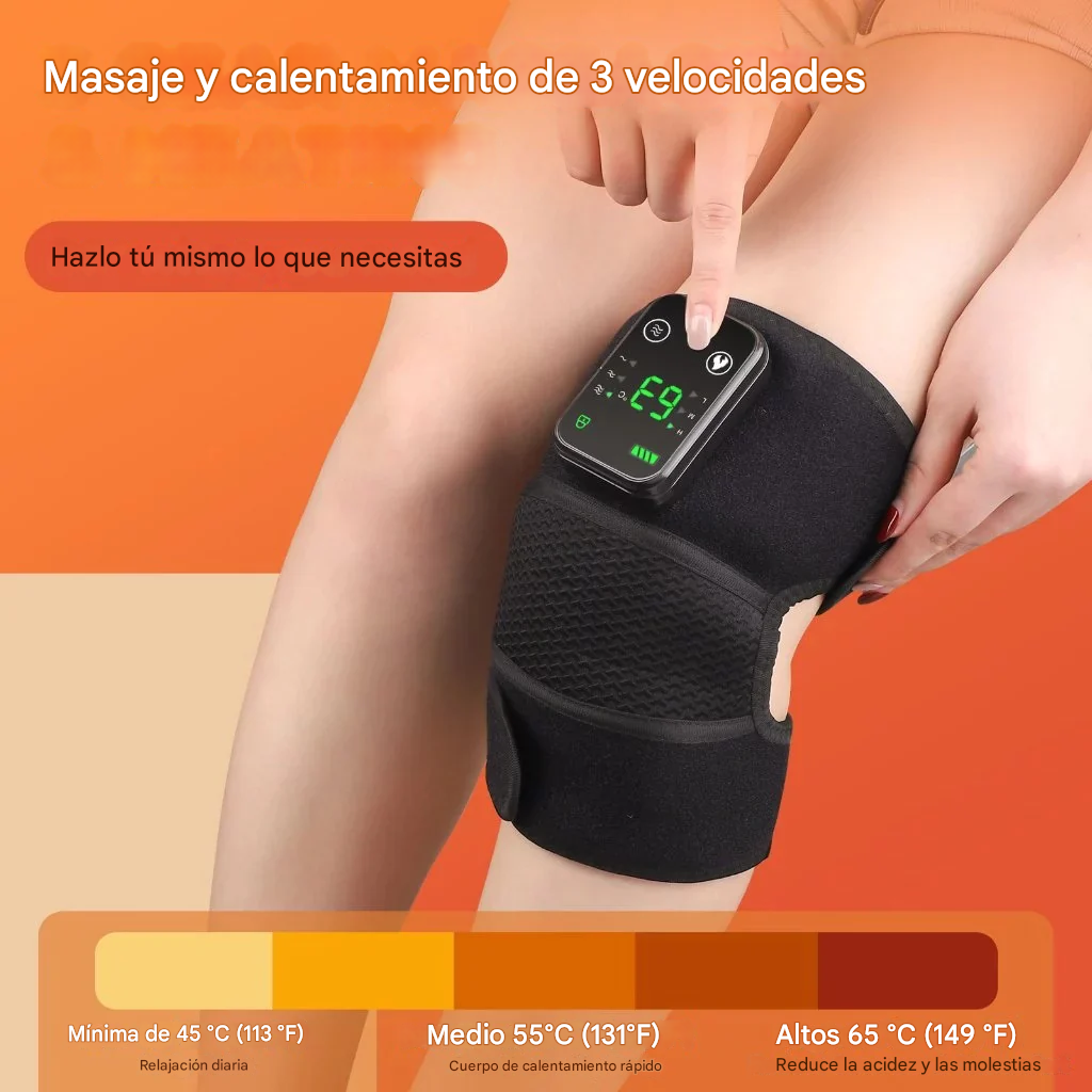 Massageador de Rodilla con Calor y Vibración – Compra 1 y Llévate 2